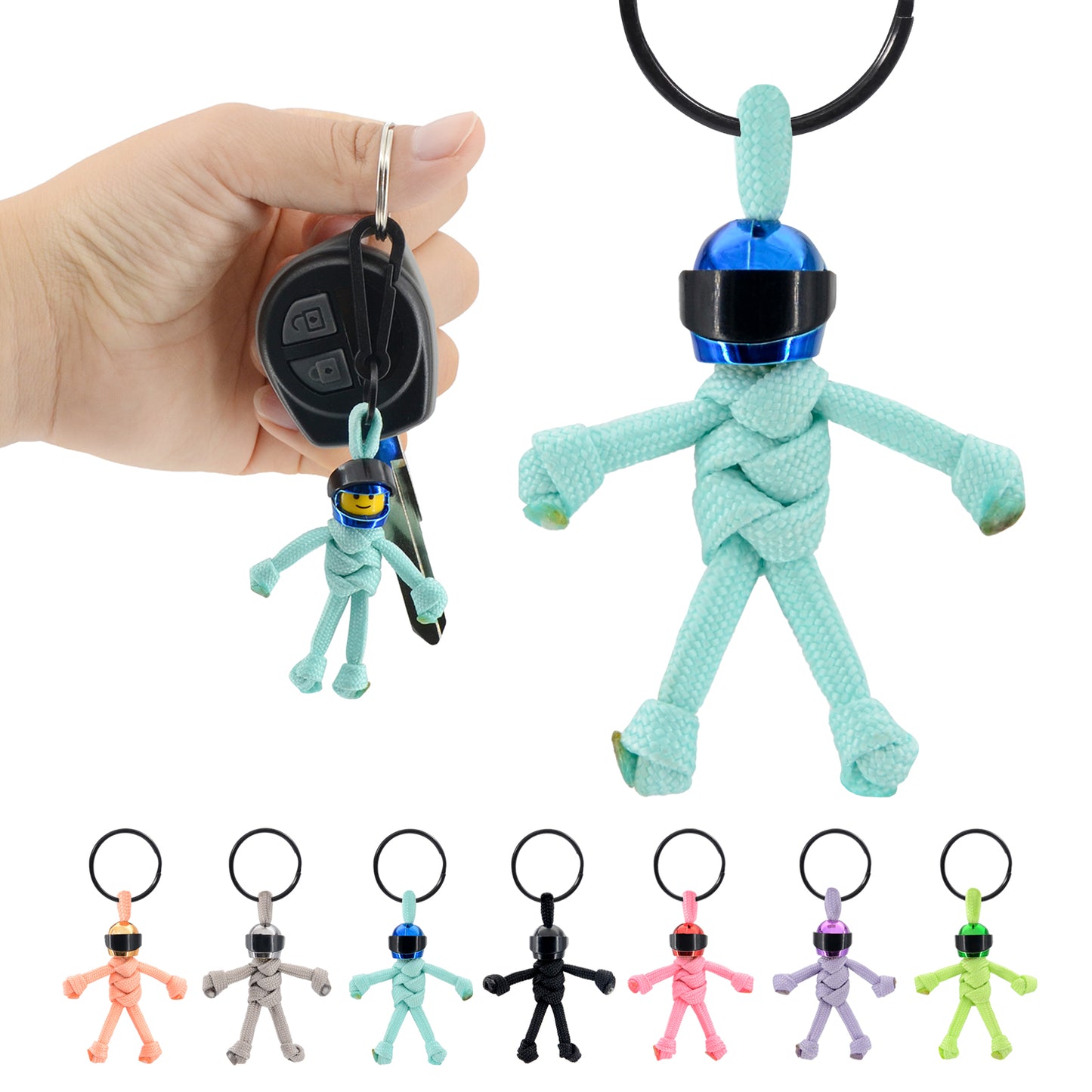 Keychain for Motorcycle, Scooter, Car, Moped, Backpack, Personalized Cool Gifts for Police Officer