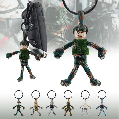 Keychain for Motorcycles, Scooters, Cars, Mopeds, Backpacks, Customize Military Cool Soldier Camo Gifts