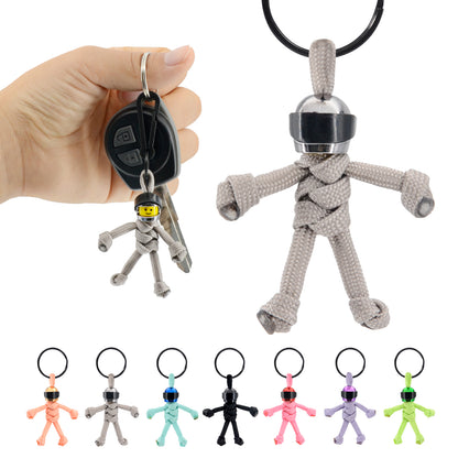 Keychain for Motorcycle, Scooter, Car, Moped, Backpack, Personalized Cool Gifts for Police Officer