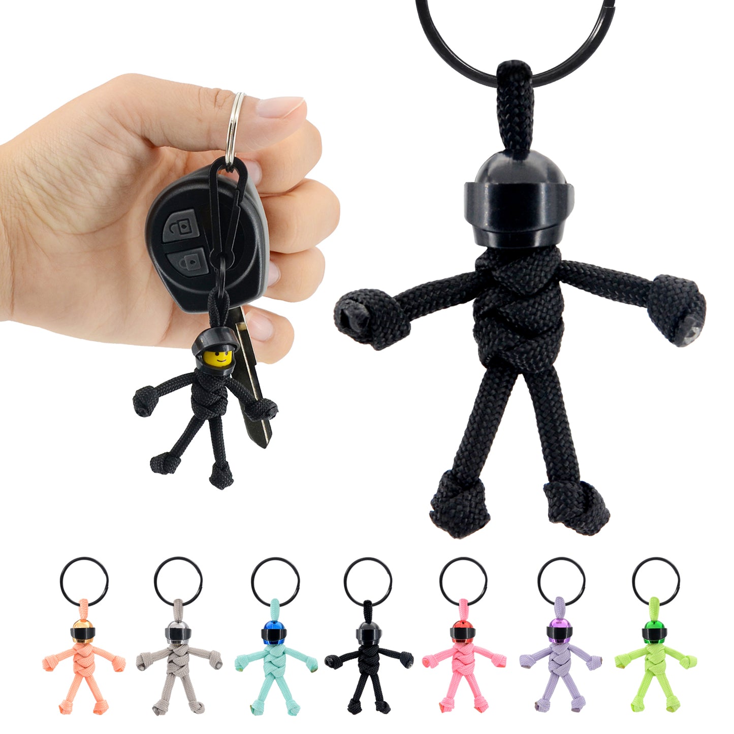 Keychain for Motorcycle, Scooter, Car, Moped, Backpack, Personalized Cool Gifts for Police Officer