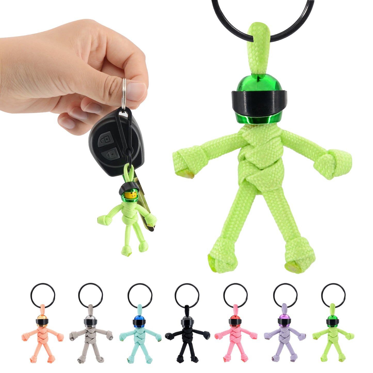 Keychain for Motorcycle, Scooter, Car, Moped, Backpack, Personalized Cool Gifts for Police Officer