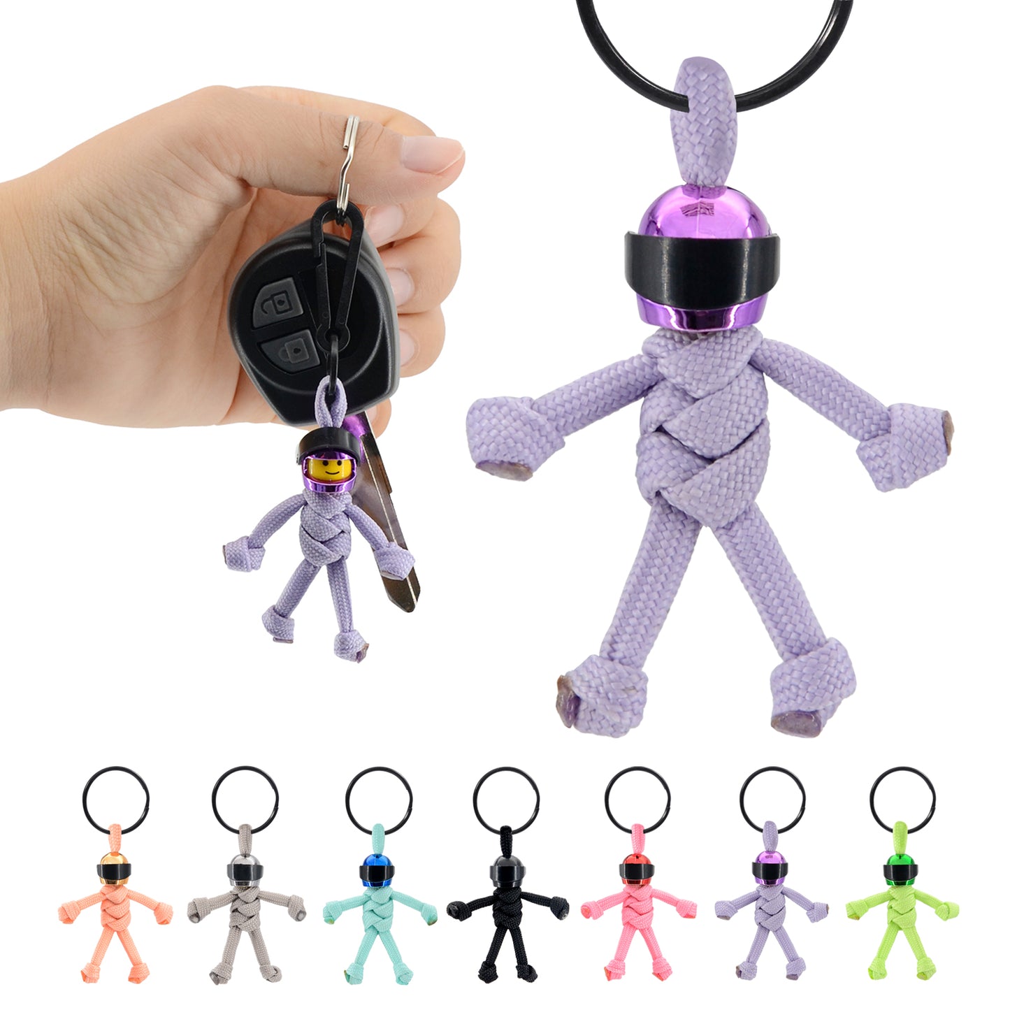 Keychain for Motorcycle, Scooter, Car, Moped, Backpack, Personalized Cool Gifts for Police Officer