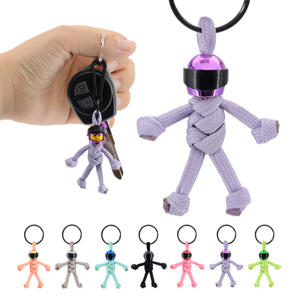 Keychain for Motorcycle, Scooter, Car, Moped, Backpack, Personalized Cool Gifts for Police Officer