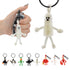 Keychain for Motorcycle, Scooter, Car, Backpack, Spooky Customize Halloween Presents Christmas Keychain Gift, Cute Cartoon Xmas Key Chain with Clip, 3D Santa Claus Snowman Xmas Gift