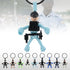 Paracord Keychain, Cool Law Enforcement Key Chain for Motorcycles, Scooters and Cars, Personalized Police Officer Gifts, Handmade Police Gifts For Dad, Cute Police Gifts for Women